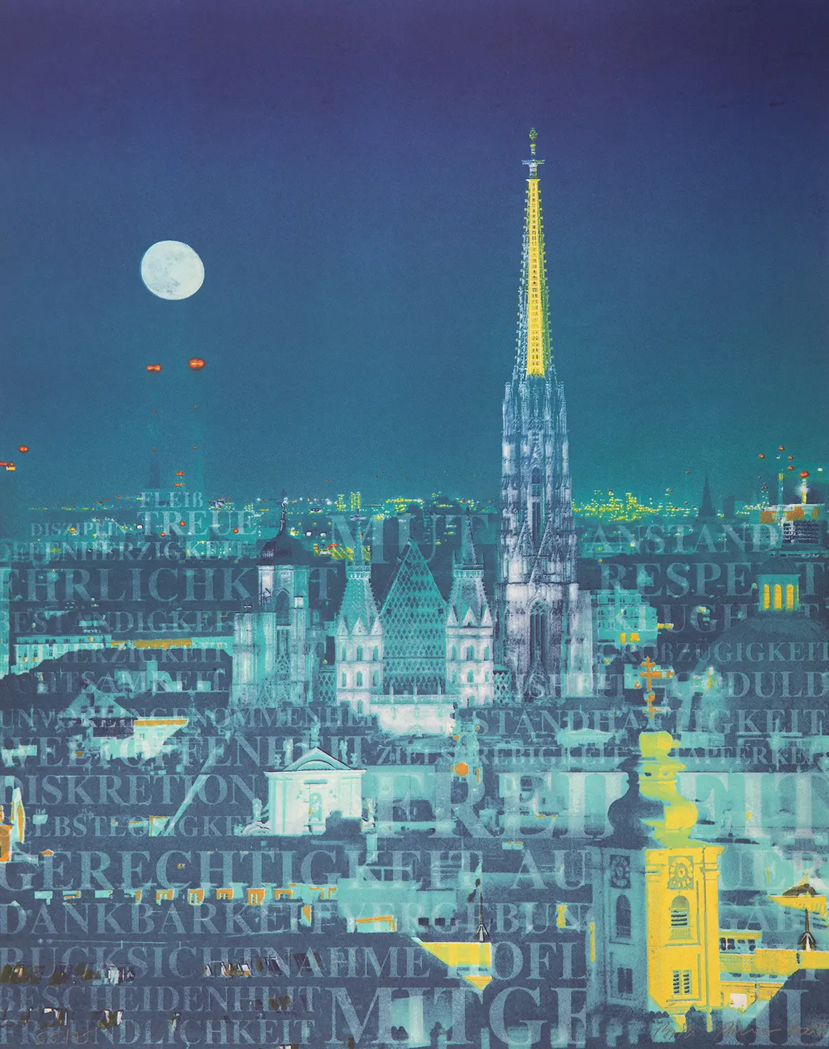 "Himmelsleiter" Blatt 55 von Billi Thanner